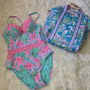 Lilly Pulitzer One Piece Swimsuit "So Shellegant"